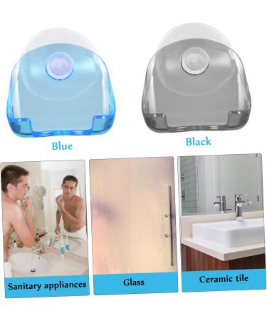 Cabilock Shower Holder 6-Piece Set | Adhesive Bathroom Hanger for Towels Razors & Loofahs | Gray Organizer for Kitchen & Shower Storage - Buy Online on GoSupps.com