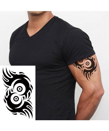 19Pcs Wolf Scorpion Full Arm Half Sleeve Fake Temporary Tattoo Sticker Set for Men - Buy Online on GoSupps.com
