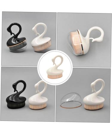 Beavorty 1Pc makeup brush makeup powder brush makeup gadgets buffing face brush makeup foundation facial tool cosmetics blush brush travel portable beauty products white artificial fiber - Buy Online on GoSupps.com