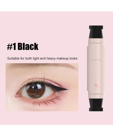 Tioheam Foldable Wing Eyeliner Stamp Waterproof Makeup ProductEye Liner Stamp Pencil For Women Beginners Professionals Meeting Shopping Weddings Parties Business Travel Gym - Buy Online on GoSupps.com