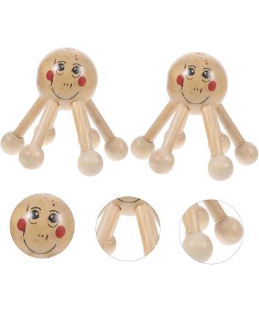 Fomiyes 2-in-1 Wooden Cervical Spine & Scalp Massage Device | Gua Sha Neck & Hand Massager for Ultimate Relaxation | International Shipping Available - Buy Online on GoSupps.com