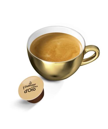 Buy NESCAF Dolce Gusto Dallmayr Crema d'Oro - 48 Arabica Coffee Capsules Rich Aroma & Quick Preparation - Pack of 6 (3x16 Capsules) - International Shipping Available - Buy Online on GoSupps.com