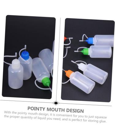 LALAFINA 30ml Precision Tip Applicator Bottles Squeezable Bottles for Glue and Pigments Storage Containers Paint Nozzles Easy Color Distinction and Leakproof - Buy Online on GoSupps.com