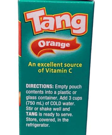 Tangy Orange Crystal Drink Mix Powder - T A N G Orange Juice Flavored Drink Powder - 2 boxes - 4 packets total - Cristaux de saveur d'orange - comes with PALiSOL CREATiONS straws and sticker - Refresh Your Senses with Our Zesty Orange Crystal Drink Mix Po - Buy Online on GoSupps.com