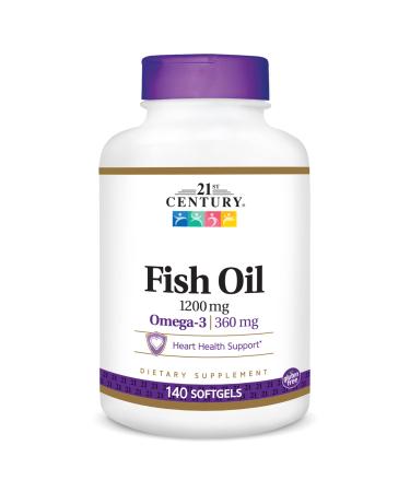 21st Century Fish Oil 1200 mg 140 Softgels