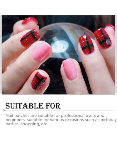 dijiusidy Nail Art Stickers Self-Adhesive Fingernail Decal with Strap Glue DIY Art Decor Full Cover Manicure Kits for Women Girls YMX205 - Buy Online on GoSupps.com