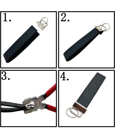 51 Sets Key Fob Hardware with Pliers | Glass Running Tools with Rubber Tips | Easy Installation | Silver - Buy Online on GoSupps.com