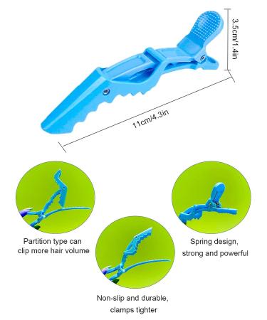 WSimily 11 Pcs Hair Dye Coloring Kit - Professional Salon Tools for DIY Hair Coloring - Mixing Bowl, Brushes, Bleaching Kit, Ear Muffs - Blue - Buy Online on GoSupps.com