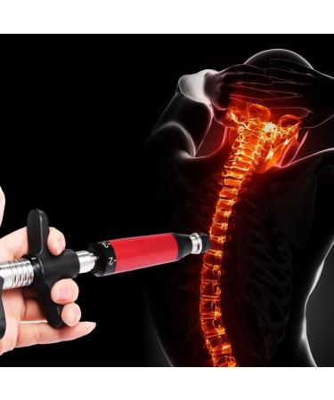 Manual Chiropractor - Stainless Steel Spine Massage Device with 4 Repeatable Heads for Effective Adjustment - Buy Online on GoSupps.com