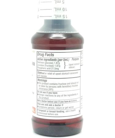 Rugby Anti-Nausea Liquid - Cherry Flavor 4 Fl Oz | Fast Relief from Upset Stomach | International Shipping Available - Buy Online on GoSupps.com