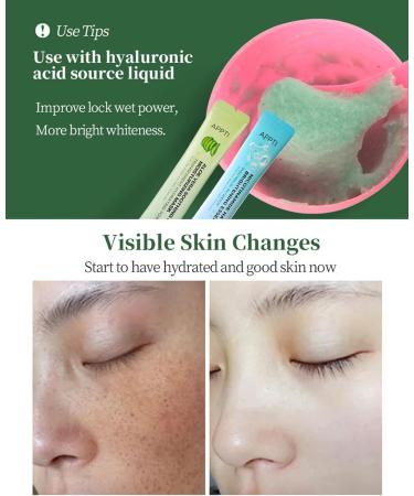 Aloe Vera Soothing&Moisturizing Professional Peel-off Hydro Facial Mask Powder+Moisturizing Essence Deep Moisturizing&Cleaning Smooth& Delicate for Dullness Sun/Environmental Damage Skin - Buy Online on GoSupps.com