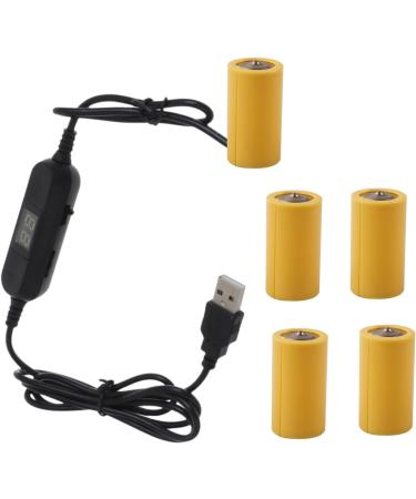 Buy Reusable USB to C Battery with LED Voltmeter - Replace 1-5 Pcs C Batteries | Eco-Friendly Power Solutions - Buy Online on GoSupps.com