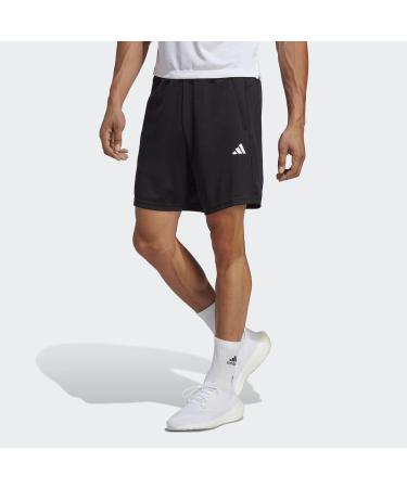 Buy adidas Male Adult Training Essentials Shorts L Black/White - Comfortable & Stylish Sportswear for International Shipping - Buy Online on GoSupps.com