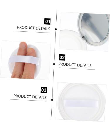 DOITOOL Keychain Holder 2 Sets Powder Box Make up Travel Packaging Material Makeup Powder Container - Buy Online on GoSupps.com