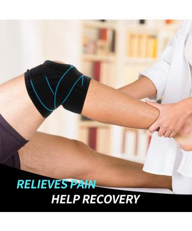 DOUFURT Knee Brace with Side Stabilizers for Meniscus Tear, ACL/MCL Injury Recovery - Adjustable Support for Men and Women - Medium (1 Pack) - Buy Online on GoSupps.com