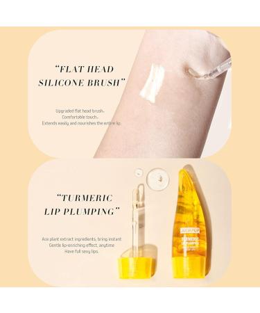 Ginger Lip Plumping Oil Natural Lip Plumper Long Lasting Moisturizer Non-Sticky Ginger Essence Lip Treatment Oil for Day and Night Use - Buy Online on GoSupps.com