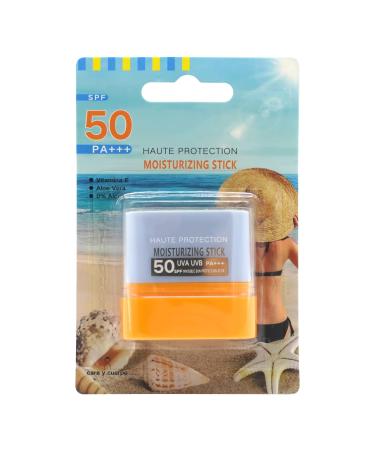 Mimoqk Face Sunscreen Sunblock Stick Moisturizing Broad Spectrum Spf Skincare with Protective Hydration Travel Sunscreen for Dry Oily Sensitive Skin Summer Beach Hiking Sports Daily Use