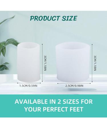 NICENEEDED 12 Pack Silicone Toe Protectors for Hammer Toes - Soft Gel Pads for Pain Relief | International Shipping Available - Buy Online on GoSupps.com