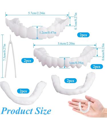 Shop Natural Teeth Veneers & Whitening Kits - 4 Pairs of Comfortable Temporary Prostheses for Men & Women | International Shipping - Buy Online on GoSupps.com