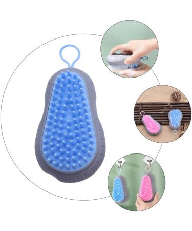 Beatifufu Hair Scalp Shampoo Brush Set Shampoo Brush for Home Ergonomic Design Scalp Face Random Color - Buy Online on GoSupps.com