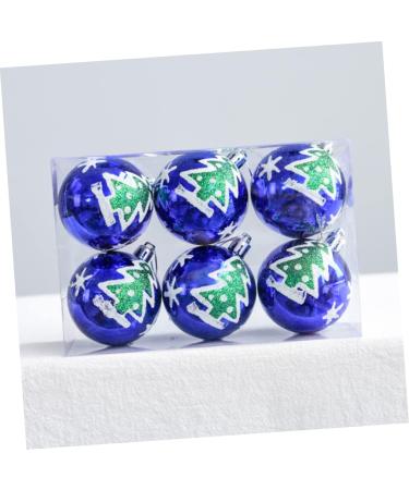 Cabilock 18 Pcs Christmas Decor Lob Christmas Baubles Decorative Christmas Hanging Ornament Balls Boxed Pack - Buy Online on GoSupps.com