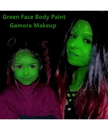 Go Ho 6 Colors Green Face Body Paint Cream Washable Formula Face Painting for Halloween Cosplay Body Paint FX Makeup Palette Professional Face Paint Green Makeup 6 Colors Green Makeup Palette - Buy Online on GoSupps.com