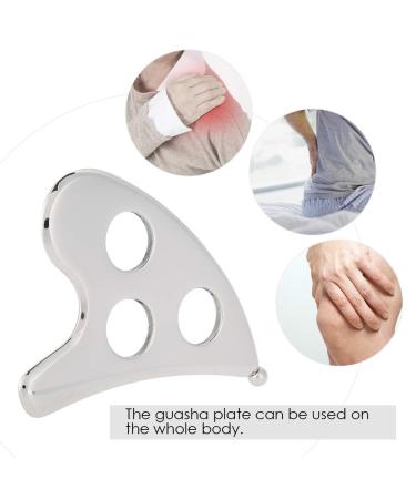Premium Stainless Steel Gua Sha Massage Tools - Pain Relief Scraper & Muscle Recovery Plate - International Shipping Available - Buy Online on GoSupps.com