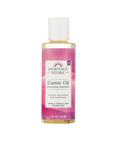 Heritage Products Castor Oil Hexane Free - 4 fl oz