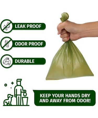 Topfree Biodegradable Dog Poop Bags - 12 Rolls (180 Bags) | Super Strong & Leak Proof | Eco-Friendly Green Dog Waste Bags - Buy Online on GoSupps.com