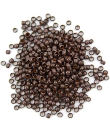 500pcs 2.5mm Copper Nano Rings Beads Hair Extension Nano Rings Beads (Brown) 500pcs Brown - Buy Online on GoSupps.com