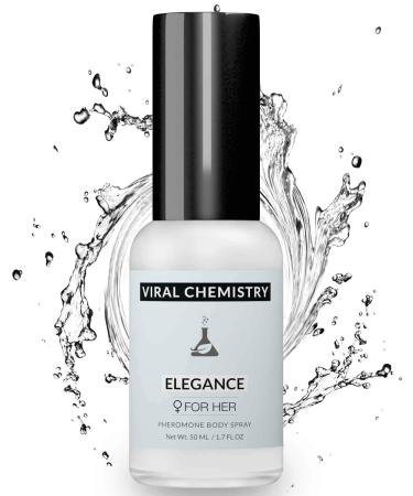 Pheromones For Women (ELEGANCE) Body Spray - Elegant Ultra Strength Organic Human Pheromones Fragrance Body Spray 50mL - Human Grade Pheromones to Attract Men  - Buy Online on GoSupps.com