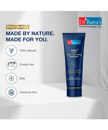 Dr Batra's PRO+ Men Exfoliating Face Wash 100 gm - Revitalize Your Skin | International Shipping Available - Buy Online on GoSupps.com