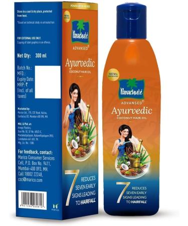 Parachute Advansed Ayurvedic Hair Oil 300ml - Authentic Indian Hair Care - Buy Online on GoSupps.com
