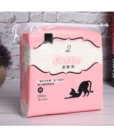 200 Double-Sided Makeup Cotton Pads | Skin-Friendly Compression for Effortless Cleansing | International Shipping Available - Buy Online on GoSupps.com