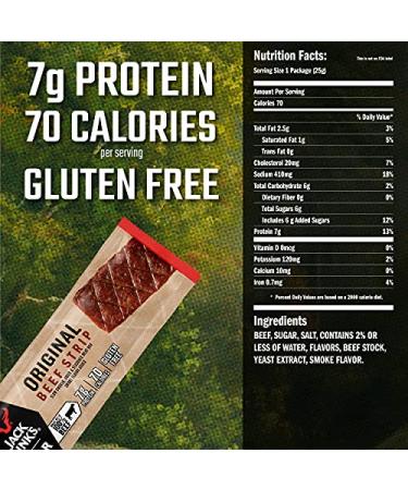 Jack Link's Beef Jerky Bars - 12 Count  7g Protein  Keto & Gluten Free Snacks - Buy Online on GoSupps.com