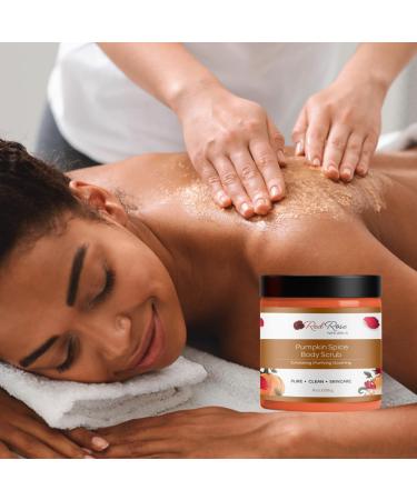 Pumpkin Spice Body Scrub | All Natural Vegan Exfoliating Sugar Scrub | Fall Scented Body Care | 8 oz - Buy Online on GoSupps.com