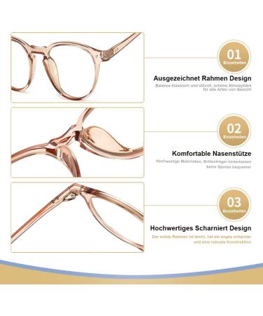 Shop Dollger Blue Light Filter Glasses - Anti-Blue Light Classic Round Frame for Men & Women | Stylish Computer & Gaming Glasses - Buy Online on GoSupps.com