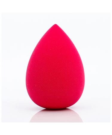 Makeup Sponge Makeup Sponge Concealer Smooth Cosmetic Powder Puff Cut Shape Foundation Water Drop Bevel Make Up Blender Tool Wholesale Makeup Sponge Holder(Rose Red)