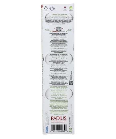 RADIUS Source Soft Toothbrush with Replaceable Head | Eco-Friendly Dental Care - Buy Online on GoSupps.com
