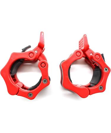 Tioamy Dumbbell Closures & Barbell Collars - 50mm Weightlifting Spinlock Clamps for Gym Equipment | Durable & Secure Pair for Olympic Barbell - Buy Online on GoSupps.com