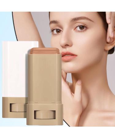 Zibeem Beauty Balm for Intense Skin Tone Portable Moisturizing Foundation Stick Long Lasting Concealer Stick Firm Tinted Foundation Stick For Face - Buy Online on GoSupps.com