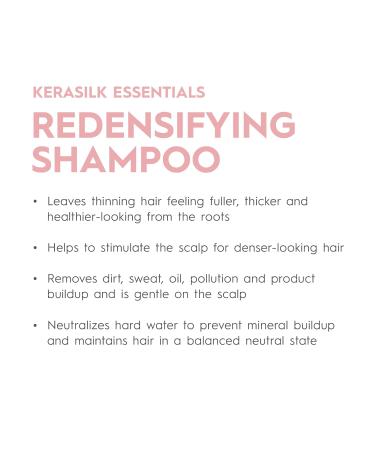KERASILK Redensifying Shampoo | Fuller & Thicker Hair | Plumps Roots for Denser Strands | Best for Thinning & Weak Hair | 250ml - International Shipping Available - Buy Online on GoSupps.com