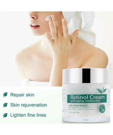 50ml Retinol Cream Hydrating Skin Care Face Cream Moisturizer for Men and Women Anti Wrinkle Moisturizer Retinol Cream Vitamins A Anti Aging Cream - Buy Online on GoSupps.com