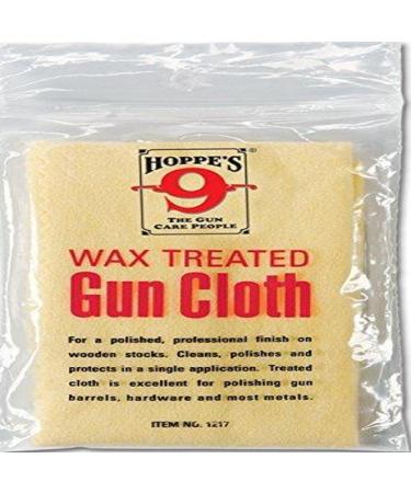 Wax Treated Gun Cloth - Hoppes 1217, Firearm Accessories Cleaning Products Yellow