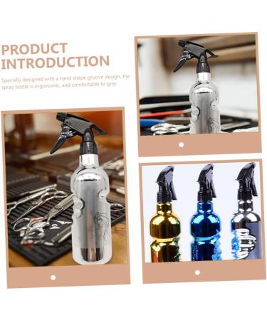 MAGICLULU Hair Salon Spray Bottle Hair Spray Bottle Spray Fine Water Mister Sprayer Flower Sprayer Travel Sprayer Container Plant Plastic Pressure Pump Push Type 23.5x6cm Silver - Buy Online on GoSupps.com