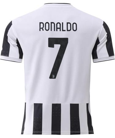 Buy BlackAzat 2021/2022 Juve Home Ronaldo #7 Kids Jersey Shorts Socks Set - Youth Sizes (8-9 Years) - International Shipping Available - Buy Online on GoSupps.com