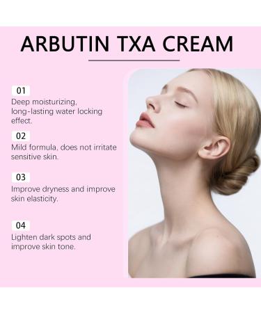 Arbutin 7% + Tranexamic Acid 4% Cream Face Cream for Dark Spots Freckle Blemishes Pigmentation Skin Care for Hyperpigmentation Treatment Suitable for all skin types (50G/1.76OZ) (1PC) - Buy Online on GoSupps.com