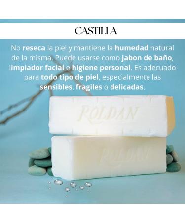 Roldan Castile Soap 4 Oz - Hypoallergenic Soap for Sensitive Baby Skin | Best International Shipping - Buy Online on GoSupps.com