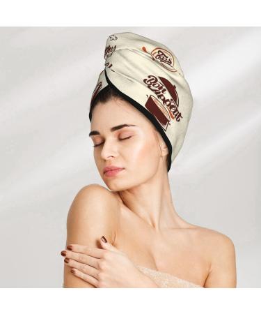 Cooking with Love Microfiber Hair Towel - Super Absorbent Quick Dry Wrap for All Hair Types | Coral Velvet for Women - Buy Online on GoSupps.com