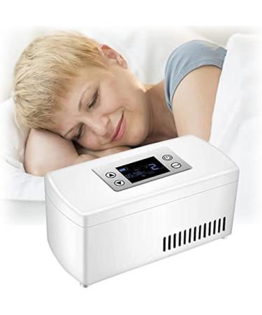 Diabetic Medicine Refrigerator Case Compact Insulin Cooler Box Mini Medical Refrigeration Portable Fridge Medication Travel Cooling Box With Battery LED Display Double Battery Sensational421